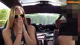 blonde bimbo get's banged so nasty by pawn dude in group pov... damn!