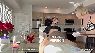 Russian milf's cock hunger shines in kinky interview with pornstar tublancopappi.