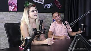 Check out Joice Muller's see-through red sheer compilation action.