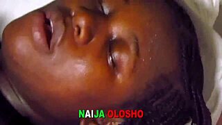 Naija Olosho Lets Guy Grope Nipples Then Fucks Her Hard in Homemade Passionate 1on1 Session