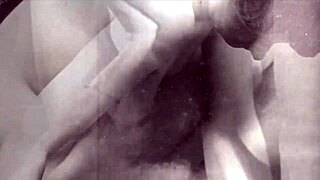 in olden days mature hairy pussy blows vintage cock in stockings