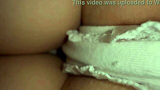 virgin girlfriend won't lose it to me but stepbro fucks her tight panty-covered pussy?