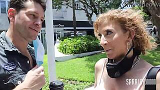 Chesty cougar Sara Jay's wet pussy pounded hard post-date