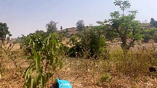 Riverside ebony group fuck nearly busted by fulanis on the bank doggystyle hairy quickie