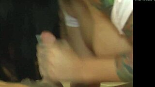 brunette pornstar mason moore milks cock for massive facial cumshot