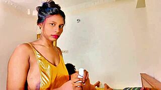 Uttaran20 threesome pounds girlfriend and wife hard!