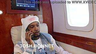 bonnie's juicy pussy takes bbc deepthroat and anal on plane