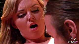 Marie McCray's hairy ginger pussy rides monster cock first casting rough interview