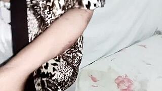 Muslim maid at work bent over doggystyle anal fucked rough big cock stretches chubby arab ass close up pov