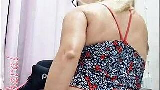 Blonde Shows Wet Pussy Toys Buttplug Motel Fuck Invite