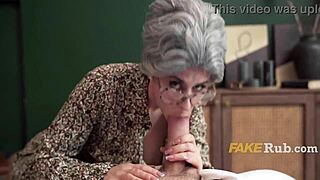 horny czech granny rides doctor's cock in hospital dorm after pickup