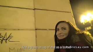 european brunette amateurs get wild in public pov bang