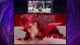 Bald Pussy Marika Fucks Scarlet Witch Then Deepthroats Machinist Dildo Cumshot