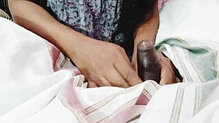 i'm desi dirty wife giving blowjob on boobs with telugu dirty talk