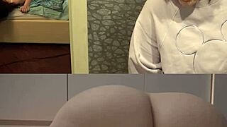 damn, watch this curvy girl DIRTY TALK while SUCKING off her old cuckold's fat COCK