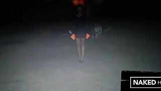 big black cock pounds round ass on halloween night 🎃🍑🍆