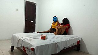 my girlfriend's hot latina best friend milf learns intense homemade blowjobs on small cock