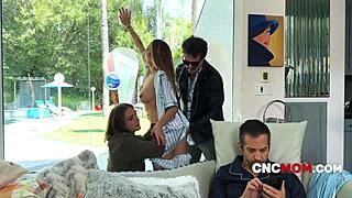 Milfs Fuck Family in Freeuse Wanksgiving Group Pussy Orgy