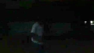 Chubby ebony neighbor oils big ass belly for closeup sex