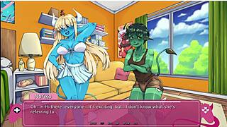 holy shit! futa demons ravage in lesbian monster visual novel demo!!