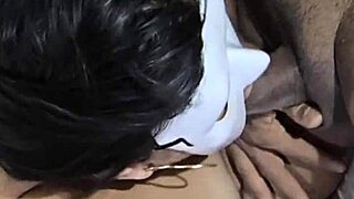 Hey carnival's on in rio already caught this masked couple's raw anal creampie with marcela bolt!