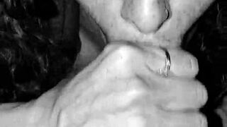 Rhonda Deepthroats Monster Cock Swallows Every Cum Drop Closeup