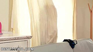 ameri koshikawa strips nude in lingerie for uncensored hardcore toy drill