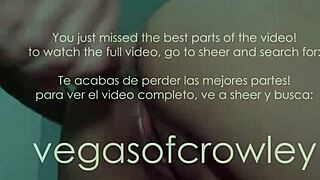 Fucking My Juicy Pussy Bareback Doggystyle in Bedroom