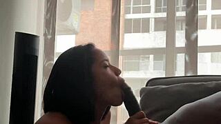Stepfather's Huge Cock Stretches My Tight 18+ Mouth Deepthroat Amateur Couple