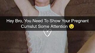 Snapchat secrets reveal neglected pregnant woman's risky encounter