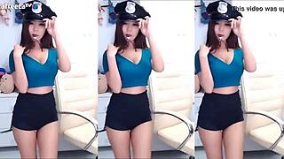cute korean big tits girl dances sexy in one day challenge