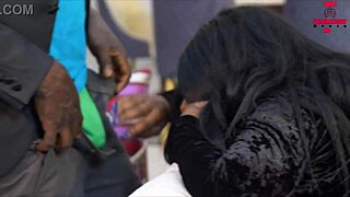 i helped friend convince ex-gf for 3some big ass ebony teen pussy monster cock cumshot homemade!