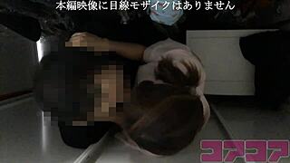 Voyeur Asian OL With Big Tits Gets Deepthroated And Fucked In Company Locker Room Japanese Amateur.