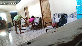 Stepmom Lounges On Sofa Until Stepson Pounds Her Like A Whore