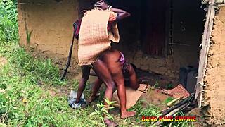 bbw patricia gabriel addicted to sex gets fucked hard by african bush hunter william soft missionary style