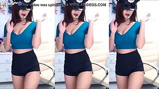 cute korean big tits girl dances sexy in one day challenge