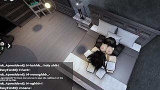 roblox cum loving slut gets her ass soaked in hot loads