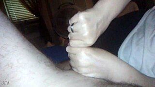 wake up step daddy your aunt's hands stroke that monster cock hard