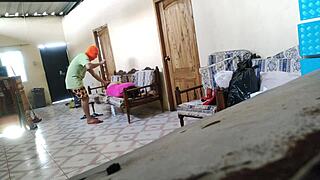 Stepmom Lounges On Sofa Until Stepson Pounds Her Like A Whore