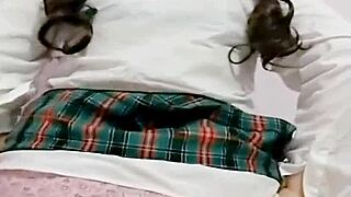 damn that student's ass looks tasty after school she soaks panties from orgasm on video