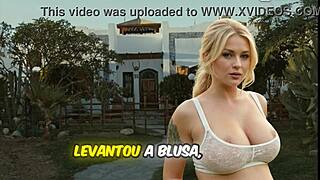 pregnant brazilian gives a milky blowjob and swallows the load casually