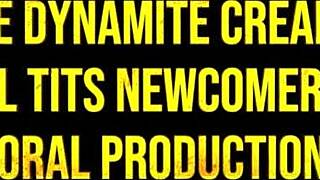 Hot sweaty creampie fills giant-boobed Russian redhead Berta's juicy pussy!