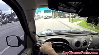 Busty babe dragged into hotel for raw missionary pounding