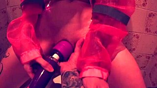 Plug stuffed in her tight tattooed ass before outdoor cum blast - Bia Roman