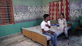 indian bhabhi and stepsis share husband's cock in juicy ffm creampie 😋💦