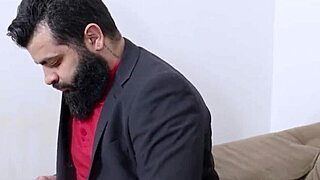 socialite fucks delivery guy's ass in front of cuckold husband humiliating him