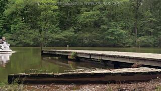 oh man donnabella mortel looks so sexy in that bikini by the freshwater... damn babe