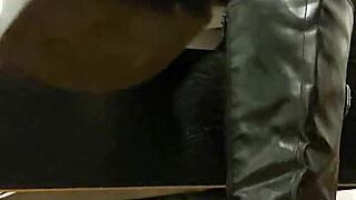 yuki worships boots and feet in domination humiliation