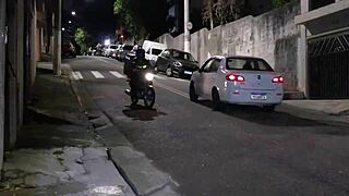 socialite fucks delivery guy's ass in front of cuckold husband humiliating him