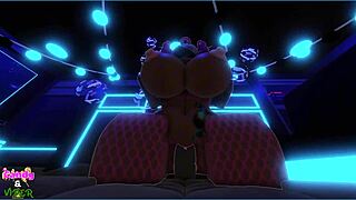 Viper Pounds Candy's Wet Pussy Hard as Friend Bursts In for Surprise Finish